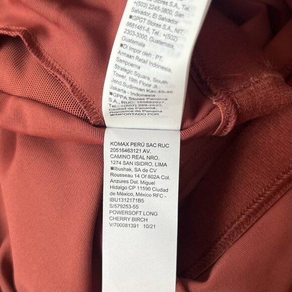 Old Navy Powersoft Longline Sports Bra Plus Size 4X Cherry Birch 579253 - Picture 7 of 9